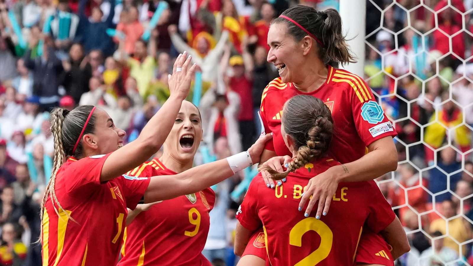 Eurocopa femenina: Gol de España a Inglaterra (Mariona, 1-0) | Ver | Ver