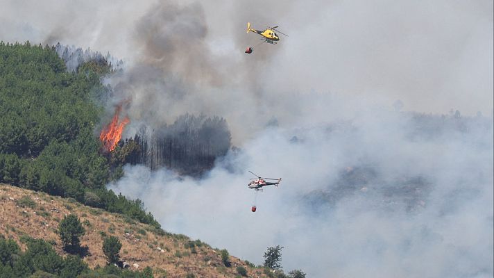 Telediario 1 - El incendio de Ávila se complica cada vez más