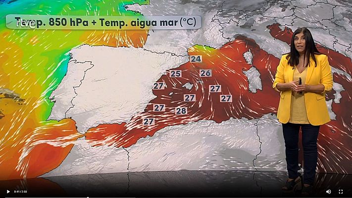 El temps - Canícula descafeïnada