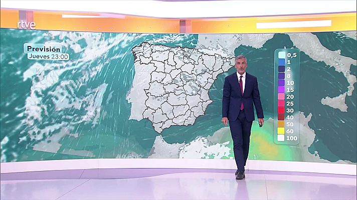 El tiempo - Precipitaciones localmente fuertes en el este de Cataluña y en el oeste de Baleares