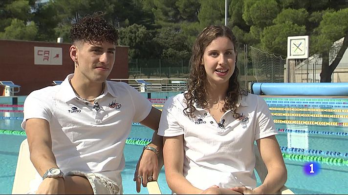 L'Informatiu - Iris Tió i Dennis González, or històric en natació artística