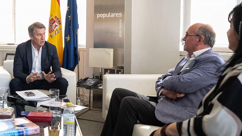 Feijóo defiende a Mazón ante las víctimas de la dana | Ver