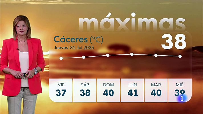 Noticias de Extremadura - El tiempo en Extremadura - 31/07/2025