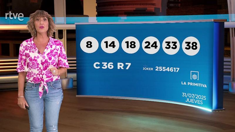 Sorteo de la Lotera Nacional, Bonoloto, Primitiva y Jker: 31/07/2025 - Loteras | Ver