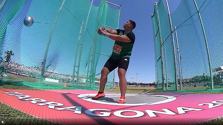 Atletismo - Kevin Arreaga revalida el título de campeón de España en lanzamiento de martillo