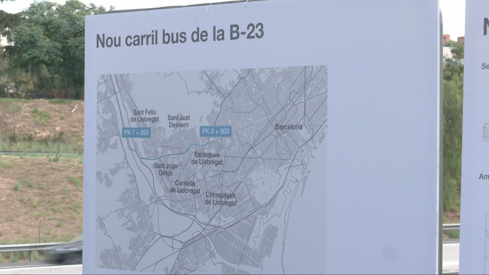 Nou carril bus de la B-23
