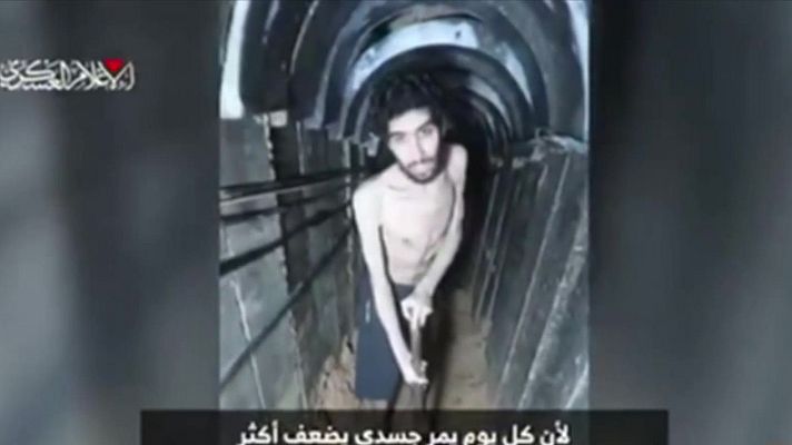 Fin de semana 24h - El rehén israelí Evyatar David cava su propia tumba: "El tiempo se agota"