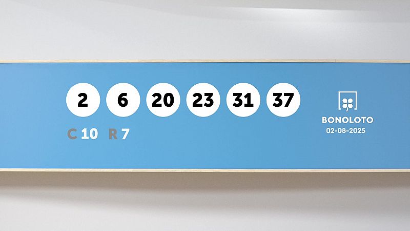Sorteo de la Lotería Bonoloto del 02/08/2025 - Ver ahora