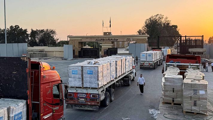 Telediario Fin de Semana - Se cumple una semana desde que Israel volvió a autorizar la entrada de ayuda humanitaria en Gaza