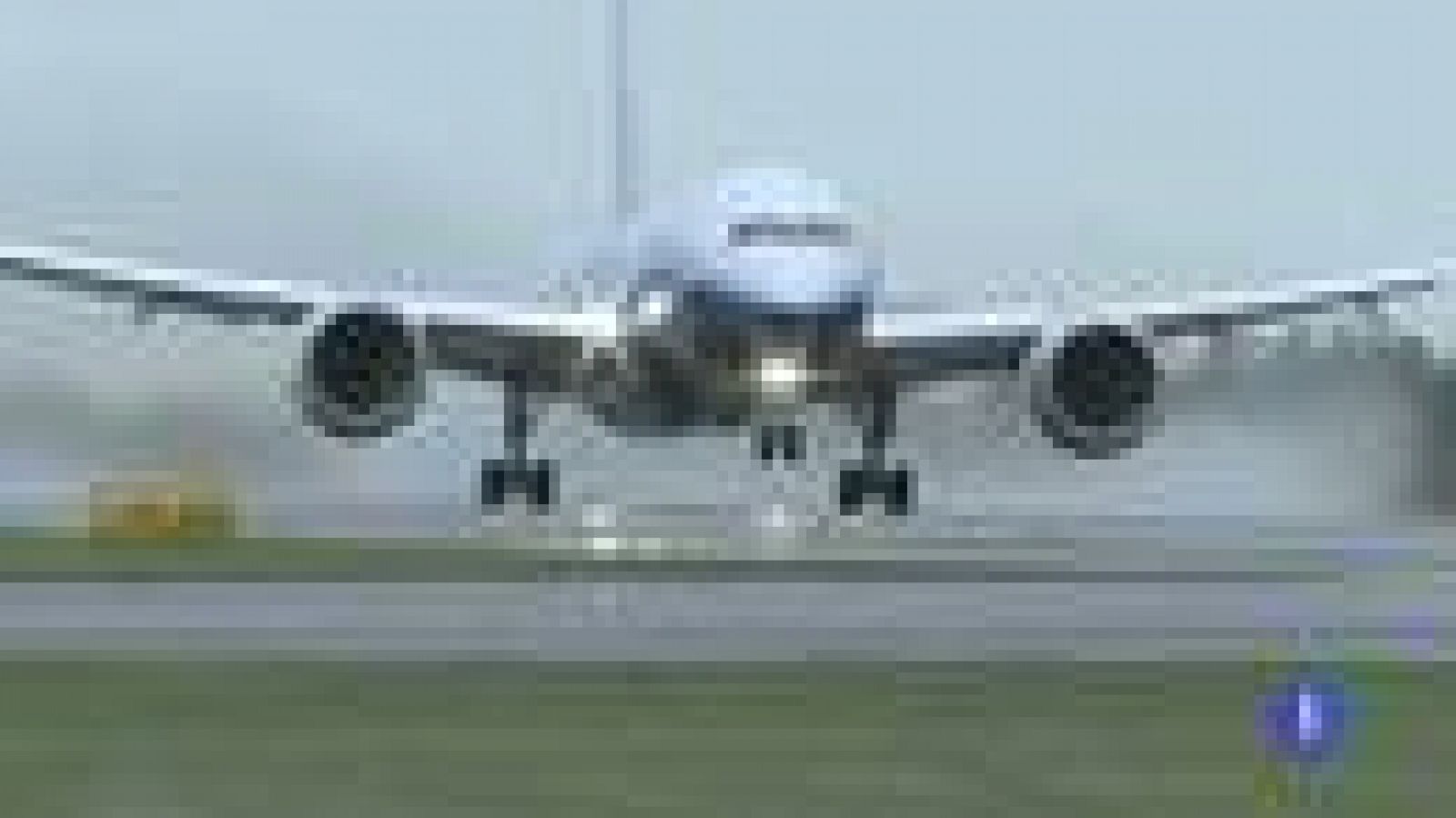 Los aviones 787 de boeing fuera del espacio aéreo