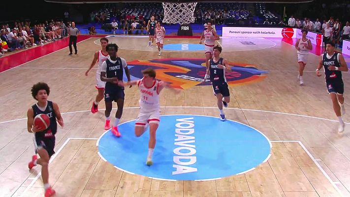 Baloncesto en RTVE - Eurobasket sub-18: España - Francia, final. Mejores momentos