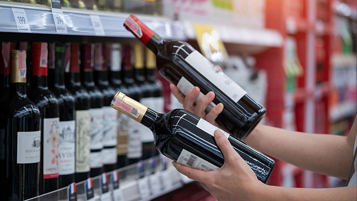 Telediario 1 - Vino, queso y aceite de oliva: la industria española, expectante ante los efectos de los aranceles de Trump