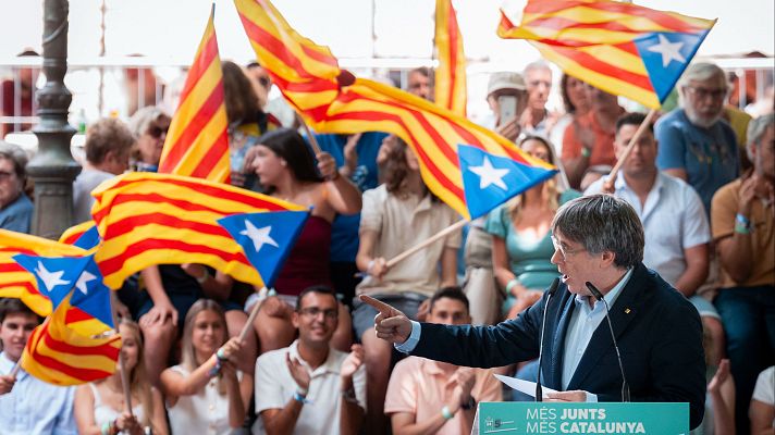 España en 24h - Un año de la segunda huida de Puigdemont