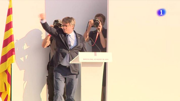 L'Informatiu - Un any del retorn fugaç i la segona fugida de Carles Puigdemont