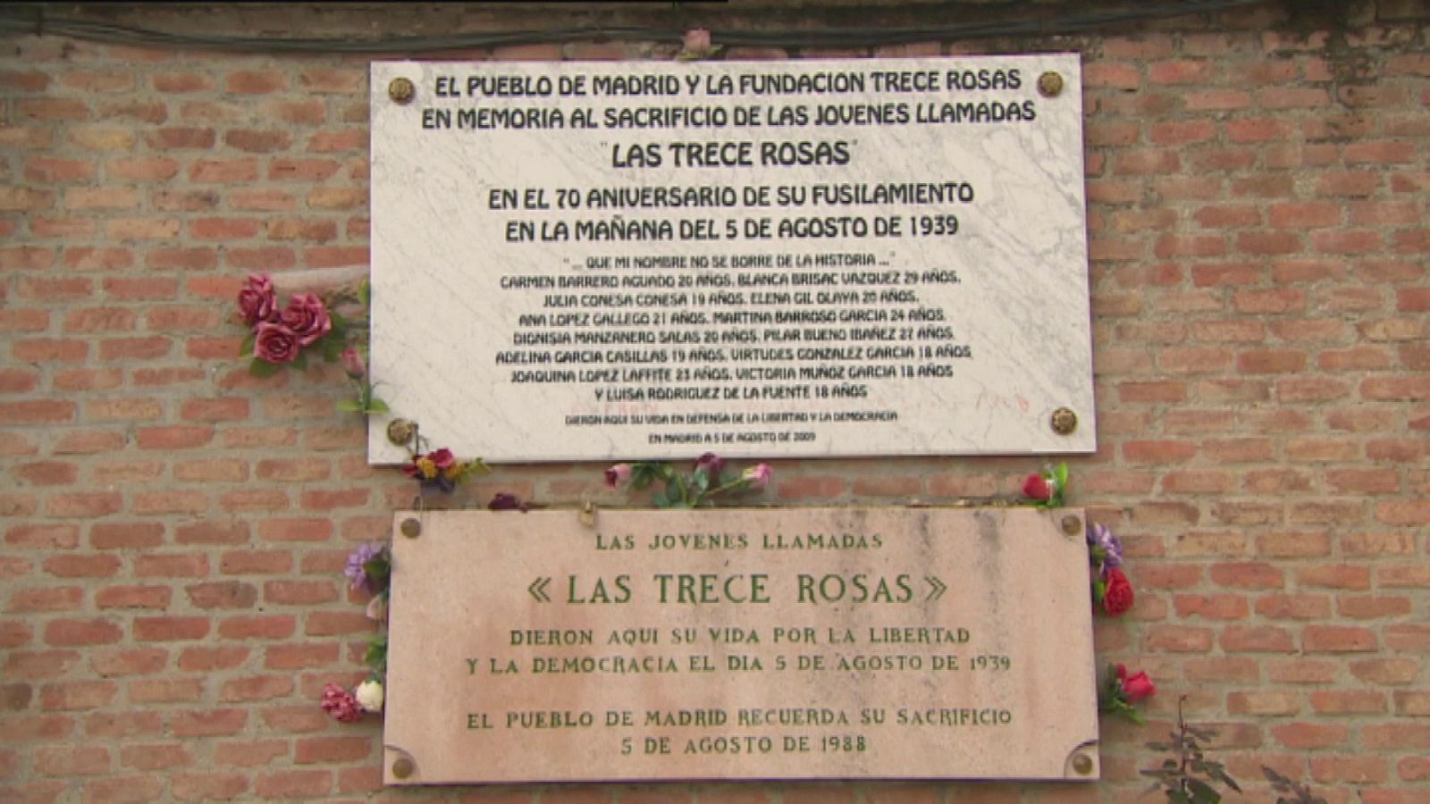 Extracto 'La ciudad del recuerdo' sobre "Las 13 rosas" (Madrid) | Ver ahora