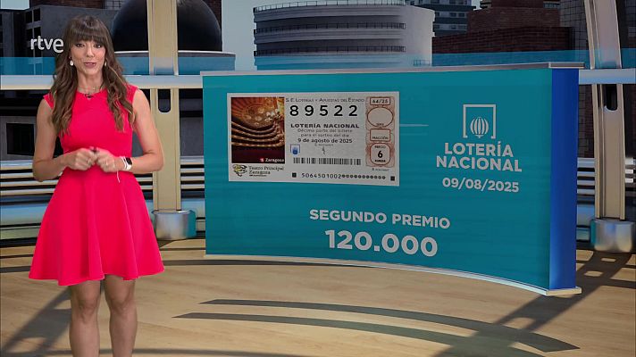 Loterías - Sorteo de la Lotería Nacional del 09/08/2025
