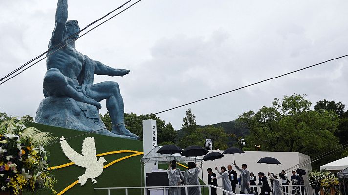 Telediario Fin de Semana - Nagasaki honra a las víctimas de la bomba atómica 80 años después