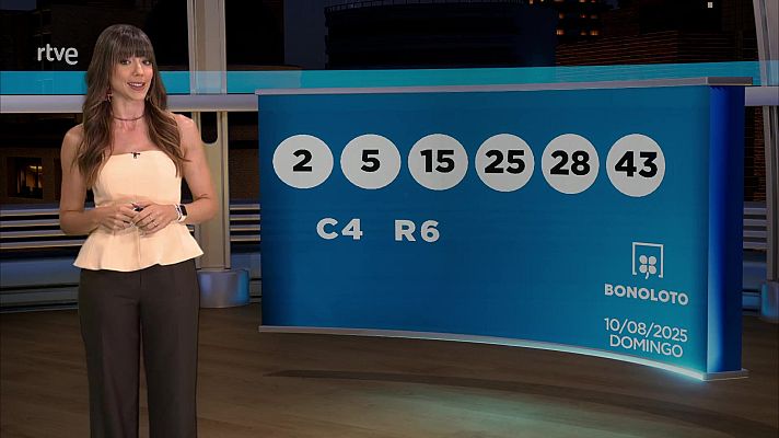 Loterías - Sorteo de la Bonoloto y El Gordo de la Primitiva del 10/08/2025