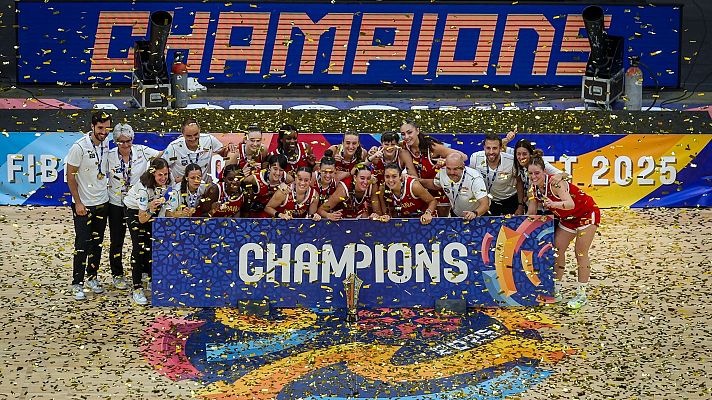 Telediario Matinal - Un verano de éxito para los Eurobaskets de las categorías inferiores con un total de cinco medallas, tres de oro