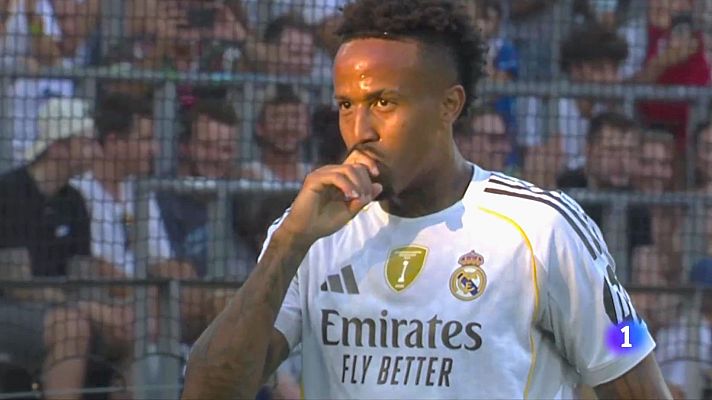 Los Deportes de La1 - Gol de Militao para abrir la cuenta en el amistoso ante el WSG Tirol