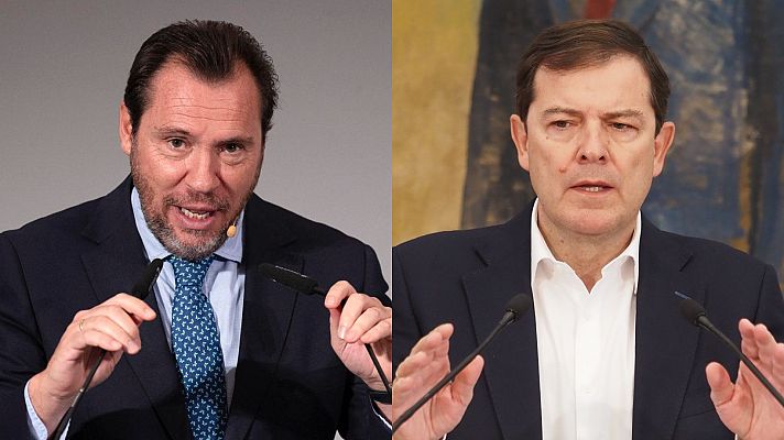 Informativo 24h - Puente se reafirma en sus críticas a Mañueco por los incendios y este le acusa de buscar "rédito político"