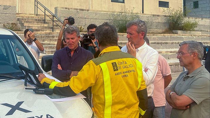 La tarde en 24h - Feijóo, sobre los incendios: "No soy optimista. Estamos en la peor de las situaciones"