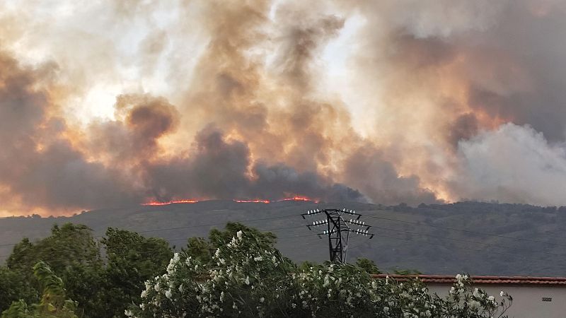 Extremadura sufre los fuertes incendios | Ver
