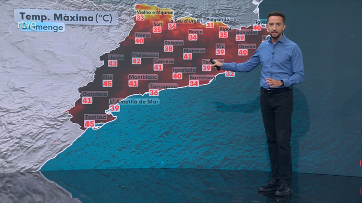 El temps - Nou pic de l'onada de calor pel cap de setmana llarg