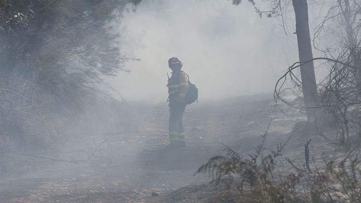 Telediario 2 - Varios incendios escalan a nivel 2 de gravedad en León y Salamanca