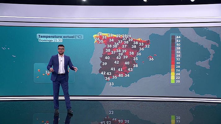 El tiempo - Chubascos y tormentas localmente fuertes en el Alto Ebro