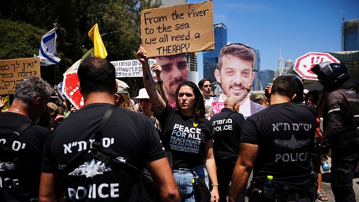 Telediario Fin de Semana - Huelga nacional en Israel para pedir una tregua y la liberación de los rehenes