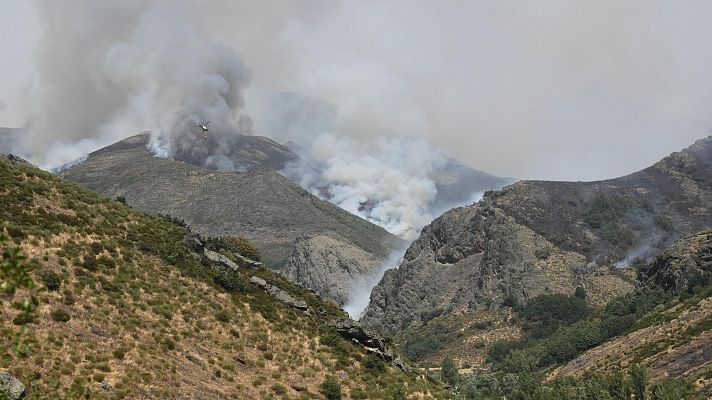 Telediario Fin de Semana - El humo y el fuego engullen la provincia de León