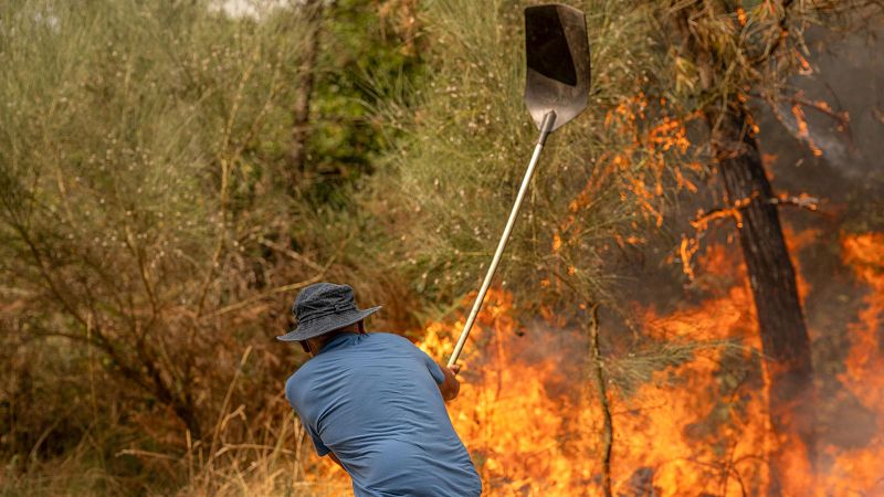 En Ourense es difícil escapar de la devastación del fuego | Ver