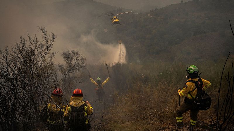 El fuego arrasa 62.000 hectáreas en Galicia - Telediario 1 | Ver
