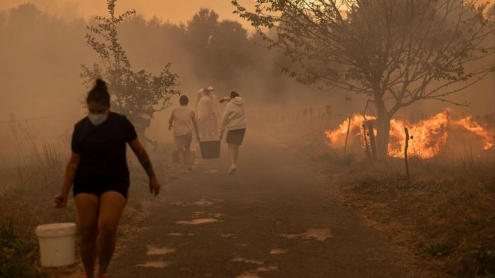 La hora de La 1 - Luis Milia, alcalde de Carballeda de Avia, Ourense, denuncia la "falta de medios" para luchar contra los incendios