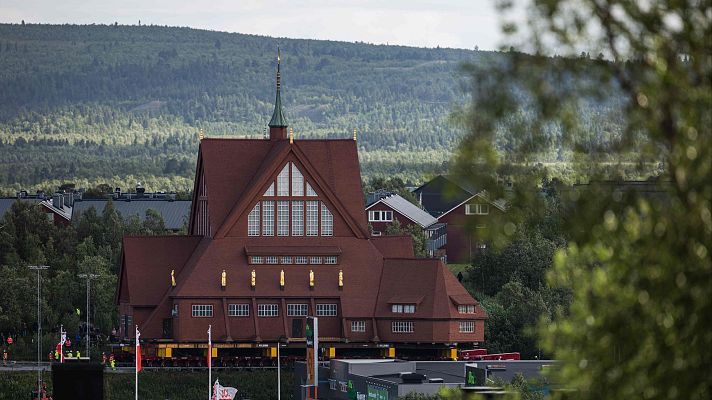 Telediario 1 - Un pueblo entero en Suecia se traslada cinco kilómetros para facilitar la extracción de tierras raras