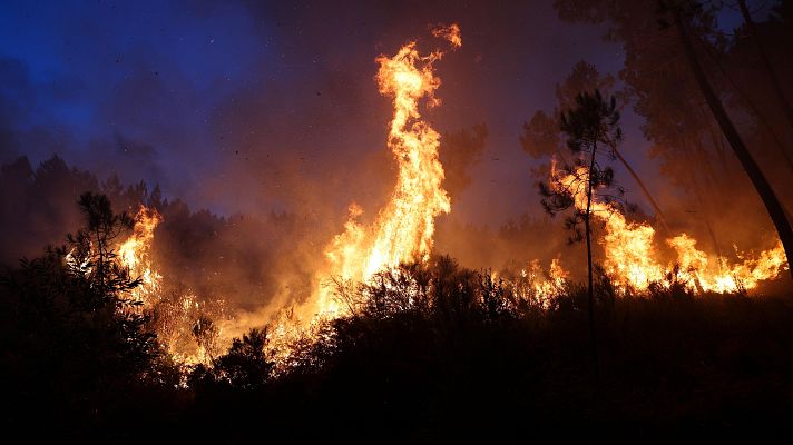 La hora de La 1 - Una vecina de Fasgar, León: “Esto no va de colores políticos, estamos viendo quemar nuestras raíces”