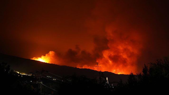 La hora de La 1 - Felisa Cepeda, alcaldesa de Jerte, Extremadura: "La zona de los Papúos estaba controlada pero hubo una reactivación debido al viento"