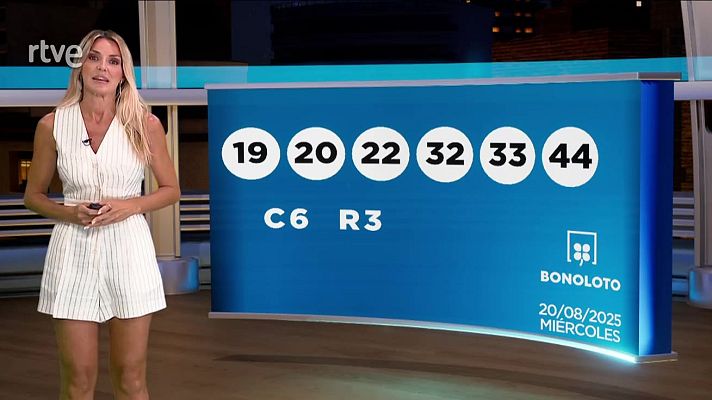 Loterías - Sorteo de la Bonoloto del 20/08/25