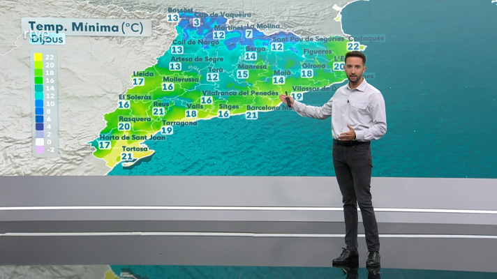 El temps - Fresca matinal, poca calor i nous ruixats i tronades