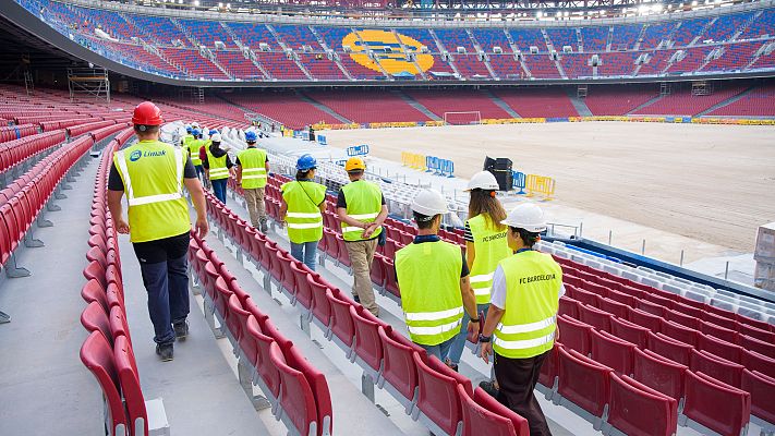 Los Deportes de La1 - Las obras del Camp Nou podrían devolver al Barça a Montjuic