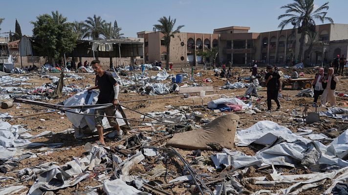 Telediario 1 - Netanyahu acelera la ofensiva israelí en la Ciudad de Gaza pese a la presión internacional por un alto el fuego