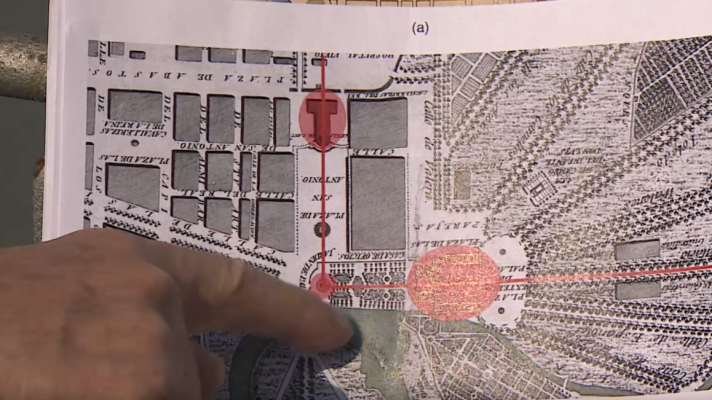Telediario 1 - El mapa de la capital de Estados Unidos está inspirado en Aranjuez