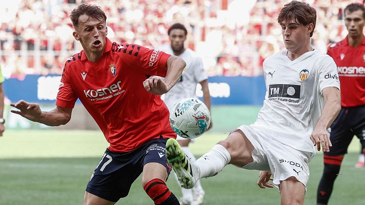 Resúmenes de LaLiga - Osasuna - Valencia: resumen del partido de la 2ª jornada de Liga | Primera