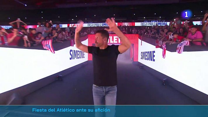  - El Atlético de Madrid presenta a sus siete fichajes en una fiesta de bienvenida en el Riyadh Air Metropolitano