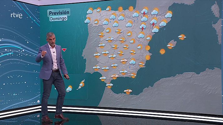 El tiempo - Temperaturas máximas en aumento, excepto en el área mediterránea y Gran Canaria