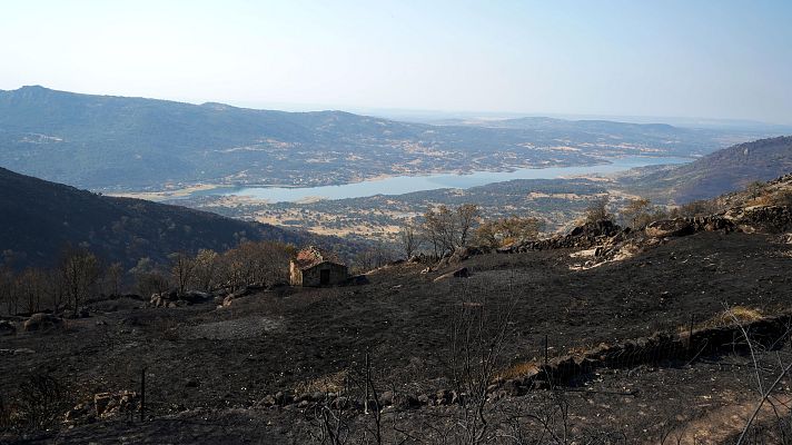 Extremadura recupera la normalidad poco a poco tras los incendios - Telediario Fin de Semana | Ver