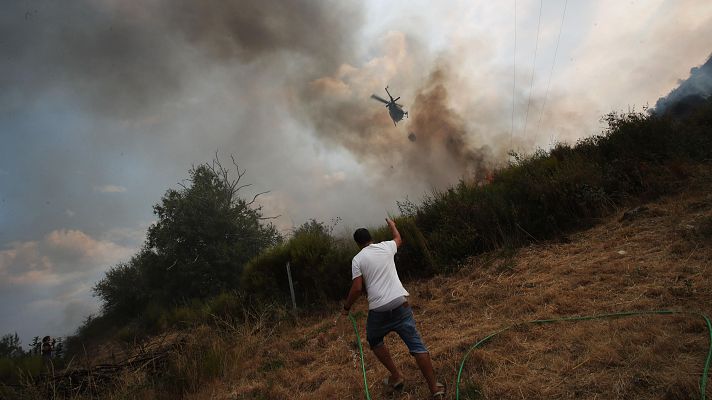 El fuego mantiene en vilo a León - La hora de La 1 | Ver