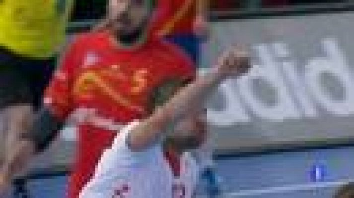 Telediario 1 - España cae frente a Croacia y se las verá con Serbia