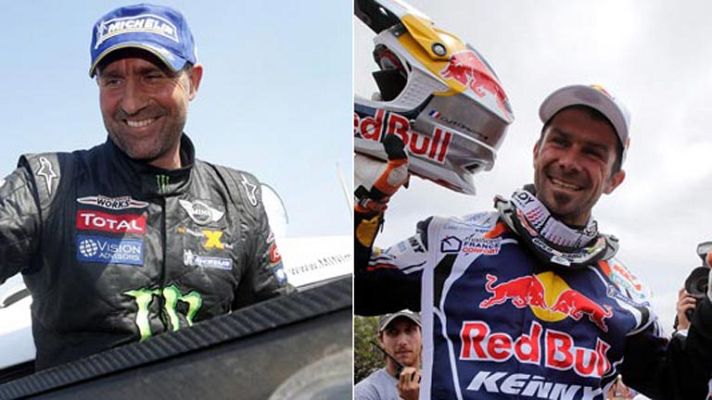 Telediario 1 - Peterhansel y Despres se llevan el Dakar 2013